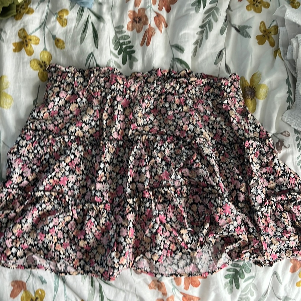 Tiered Floral Print Wild Fable Skirt